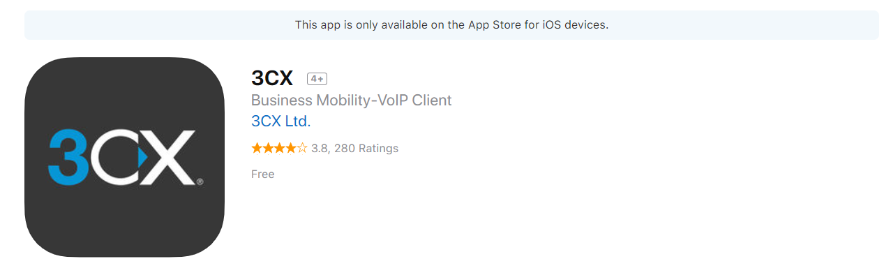 3cx iTunes